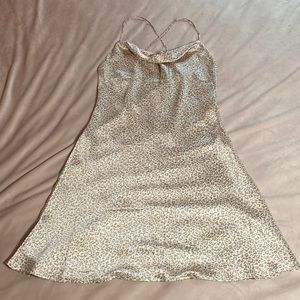 NWT abercrombie & fitch satin dress